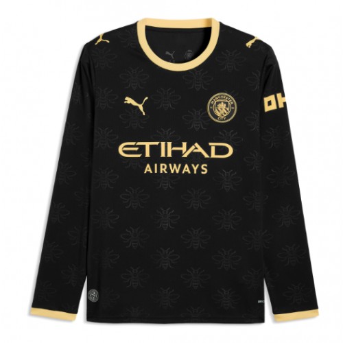 Stroje piłkarskie Manchester City Koszulka Wyjazdowej 2026-27 Długi Rękaw